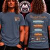 Barefoot Country Music Fest 2026 BCMF26 Pink Cadillac Tee For Wildwood NJ On June 18-21 Two Sided Blue T-Shirt