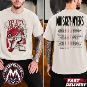 Birmingham Alabama 2026 Whiskey Myers Merch Tee At Coca-Cola Amphitheater On May 24 The Southern Hospitality Tour 2026 Short T-Shirt