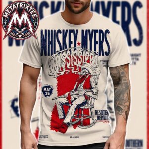 Brandon Mississippi 2026 Whiskey Myers Concert Poster At Brandon Amphitheater On May 26 The Southern Hospitality Tour 2026 All Over Print Shirt