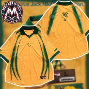 Brasil National Team Travis Scott Cactus Jack x Nike T90 Collection 2026 Retro Football Jersey