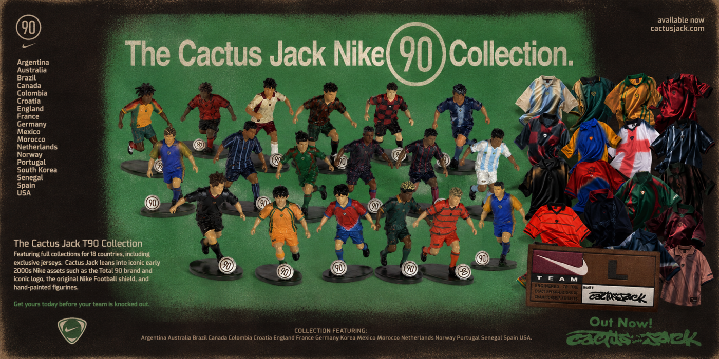 Cactus Jack x Nike Total 90 Collection Where Football Meets Streetwear