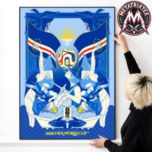 Cape Verde x FIFA World Cup 2026 Poster By Ez Silva Inspired By Femininity And Strength Premium Poster Canvas