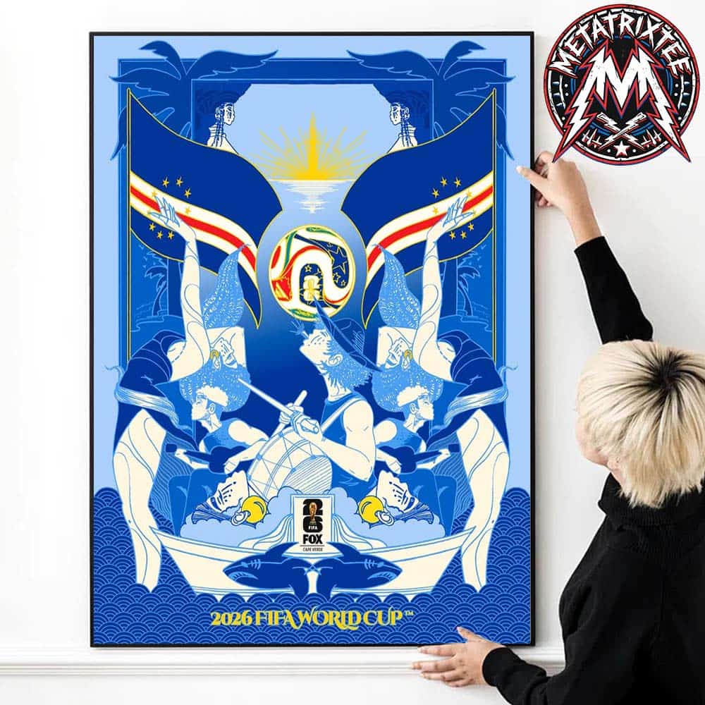 Cape Verde x FIFA World Cup 2026 Poster By Ez Silva Inspired By Femininity And Strength Premium Poster Canvas Cape Verde x FIFA World Cup 2026 Poster By Ez Silva Inspired By Femininity And Strength Premium Poster Canvas