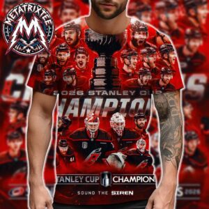 Carolina Hurricanes 2026 Stanley Cup Champions NHL After Defeating The Vegas Golden Knights All Over Print Shirt