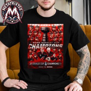 Carolina Hurricanes 2026 Stanley Cup Champions NHL After Defeating The Vegas Golden Knights Black T-Shirt