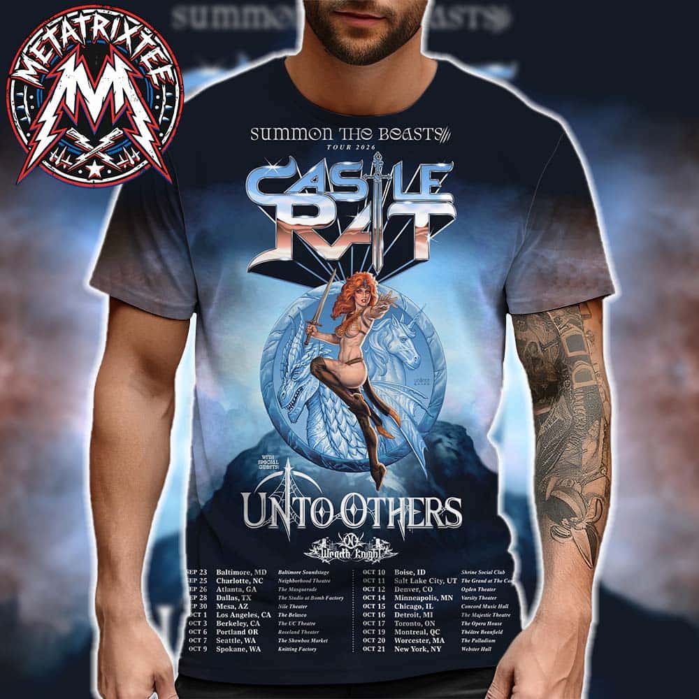 Castle Rat Summon The Beasts Tour US And Canada 2026 Dates List For September 23 To October 21 All Over Print Shirt Castle Rat Summon The Beasts Tour US And Canada 2026 Dates List For September 23 To October 21 All Over Print Shirt