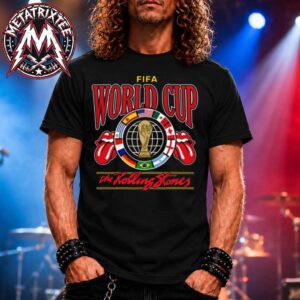 Champions Trophy Tee Class Trip Collection FIFA World Cup 2026 x The Rolling Stones Unisex Black T Shirt