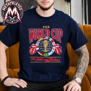 Champions Trophy Tee Class Trip Collection FIFA World Cup 2026 x The Rolling Stones Unisex Navy T-Shirt Champions Trophy Tee Class Trip Collection FIFA World Cup 2026 x The Rolling Stones Unisex Navy T-Shirt