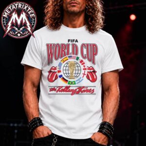 Champions Trophy Tee Class Trip Collection FIFA World Cup 2026 x The Rolling Stones Unisex Navy T-Shirt