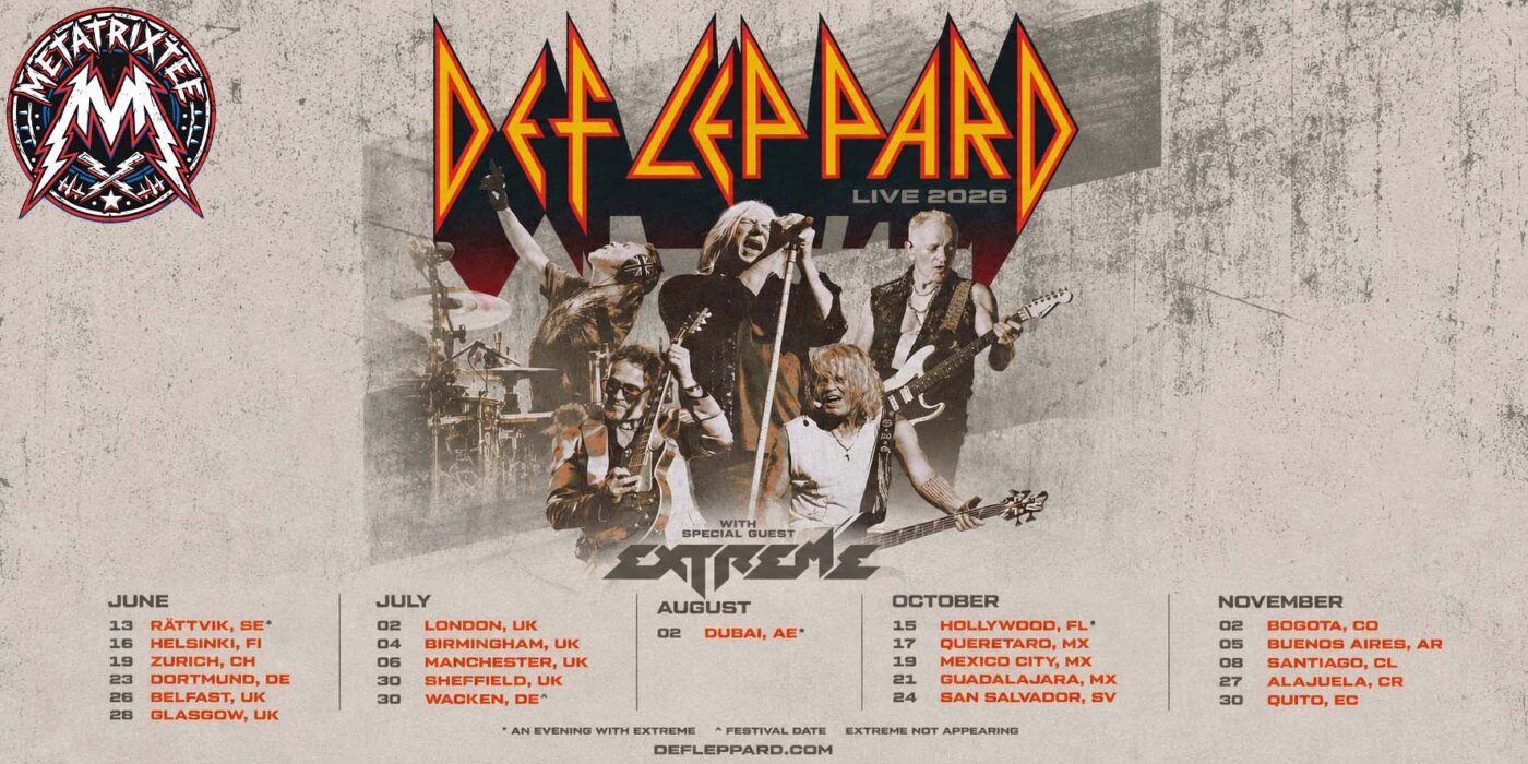 Chasing the Thunder Def Leppard Tour 2026 Cities List Revealed From June to November