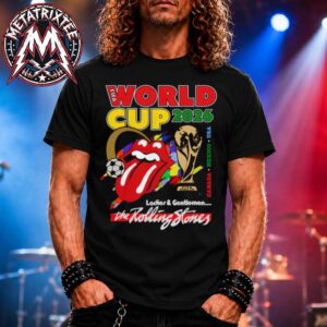 Classic Matchday Tee Class Trip Collection FIFA World Cup 2026 x The Rolling Stones Short Black T Shirt