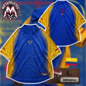 Colombia National Team Travis Scott Cactus Jack x Nike T90 Collection 2026 Retro Football Jersey