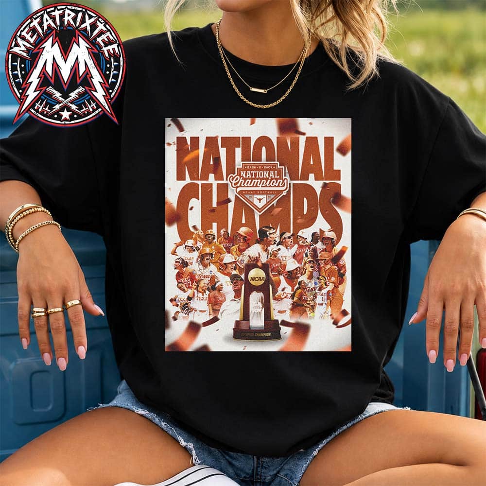Congrats Texas Longhorns Softball Back 2 Back NCAA National Champions 2026 Classic T-Shirt Congrats Texas Longhorns Softball Back 2 Back NCAA National Champions 2026 Classic T-Shirt