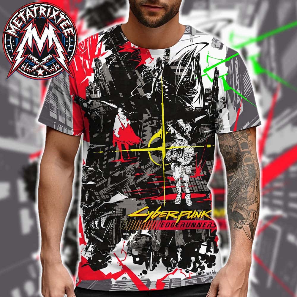 Cyberpunk Edgerunners Season 2 Unveils First Poster New Character And Confirms David Martinez Won’t Return 3D T-Shirt Cyberpunk Edgerunners Season 2 Unveils First Poster New Character And Confirms David Martinez Won’t Return 3D T-Shirt