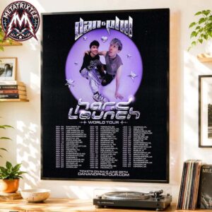 Daniel Howell And Phil Lester The Hard Launch World Tour 2026-2027 Dates List For September 8 To February 21 Poster Canvas