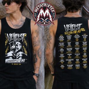 Dead Inside Tee For Hellfest 2026 Clisson France On June 18 To June 21 2026 Two Sided Black Tank Top T-Shirt