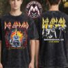 Def Leppard Belfast UK 2026 Merch Tee At Belsonic Ormeau Park On June 26 Live 2026 Washed T-Shirt