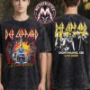 Def Leppard Live 2026 Rattvik Sweden Tee For June 13 2026 At Dalhalla Black Washed T-Shirt