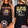 Def Leppard Live 2026 Zurich Switzerland Tee For June 19 2026 At Hallenstadion Two Sided Black Short T-Shirt Def Leppard Live 2026 Zurich Switzerland Tee For June 19 2026 At Hallenstadion Two Sided Black Short T-Shirt