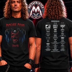 Download Festival XXIII 2026 Merch Bat Dog 2026 Line-Up Tee Donington Park UK On 10th-14th June 2026 Two Sided Black T-Shirt