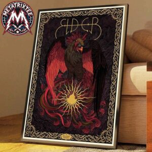ELDER x Hellfest Open Air Festival 2026 Poster By Douwe Dijkstra In Clisson France On June 18 2026 Poster Canvas
