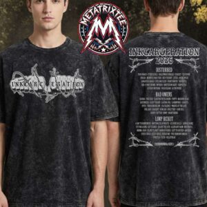 Eat Fist Tee For Inkcarceration Festival 2026 In Mansfield Ohio On July 17-19 2026 At The Historic Ohio State Reformatory Washed T-Shirt