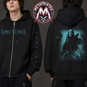 Evanescence Sanctuary Cover For Tour 2026 Zip Hoodie T-Shirt