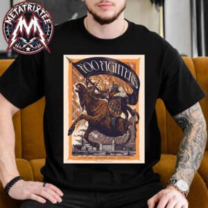 Foo Fighters Take Cover Tour 2026 In Stockholm Sweden At The Strawberry Arena On June 12 Art By Kasia Jasmina Short T-Shirt