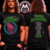 Foo Fighters Tour 2026 Merch Rock N Roll Black Itin Tour 2026 Tee For UK And EU Two Sided Charcoal T-Shirt Foo Fighters Tour 2026 Merch Rock N Roll Black Itin Tour 2026 Tee For UK And EU Two Sided Charcoal T-Shirt