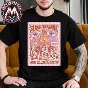 For Heavy Petal Tour 2026 In Morrison CO Sierra Ferrell Poster For August 12 2026 At Red Rocks Amphitheatre Short T-Shirt
