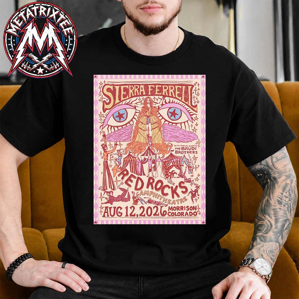 For Heavy Petal Tour 2026 In Morrison CO Sierra Ferrell Poster For August 12 2026 At Red Rocks Amphitheatre Short T-Shirt For Heavy Petal Tour 2026 In Morrison CO Sierra Ferrell Poster For August 12 2026 At Red Rocks Amphitheatre Short T-Shirt