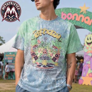Fountain Party Tie Dye Tee For Bonnaroo Music and Arts Festival 2026 In Manchester TN On June 11-14 2026 Unisex T-Shirt