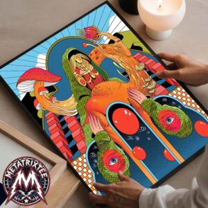 Goose Band Live Vinyl Series Ted Tracks Volume 005 Album Cover Art By Griets Ariandy S Professional Poster Canvas