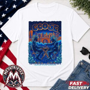 Goose Band Poster For Madison Square Garden 2026 Conscious Alliance Art That Feeds In New York NY On June 19-20 2026 Short T-Shirt