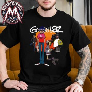 Gorillaz The Mountain Tour Summer 2026 Merch Band Tee Short T-Shirt