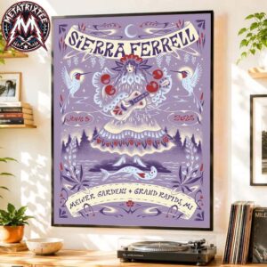 Grand Rapids MI 2026 Sierra Ferrell Poster For Heavy Petal Tour June 8 2026 At Frederik Meijer Gardens And Sculpture Park Poster Canvas
