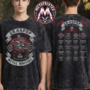 Graspop Metal Meeting 2026 Bike Tee For Dessel Belgium At Festivalpark Stenehei On June 18th To June 21st Washed T-Shirt