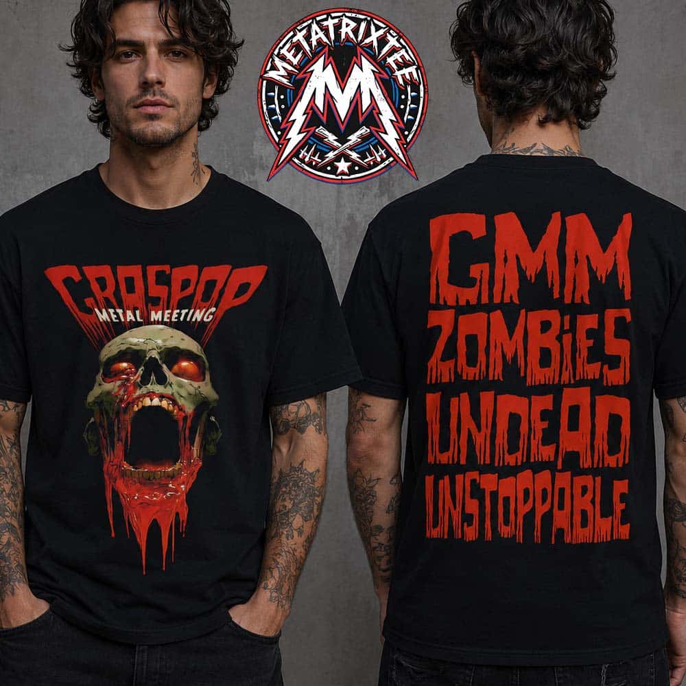 Graspop Metal Meeting 2026 Undead Tee For GMM Zombies Undead Unstoppable Dessel Belgium On June 18th To June 21st T-Shirt Graspop Metal Meeting 2026 Undead Tee For GMM Zombies Undead Unstoppable Dessel Belgium On June 18th To June 21st T-Shirt
