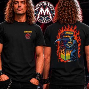 Grim Gamer Tee For Download Festival XXIII 2026 Donington Park UK On 10th-14th June 2026 Two Sided Black T-Shirt