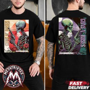 Guns N Roses Amsterdam Netherlands Full Show Poster At Ziggo Dome June 20 2026 Two Sided Print T-Shirt