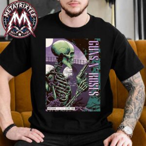 Guns N Roses Amsterdam Night 2 Tonight Poster For June 20 2026 At Ziggo Dome In Netherlands Unisex T-Shirt