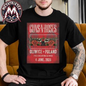 Guns N Roses Poland 2026 Poster For PreZero Arena Gliwice On June 4 2026 In Gliwice Short T-Shirt