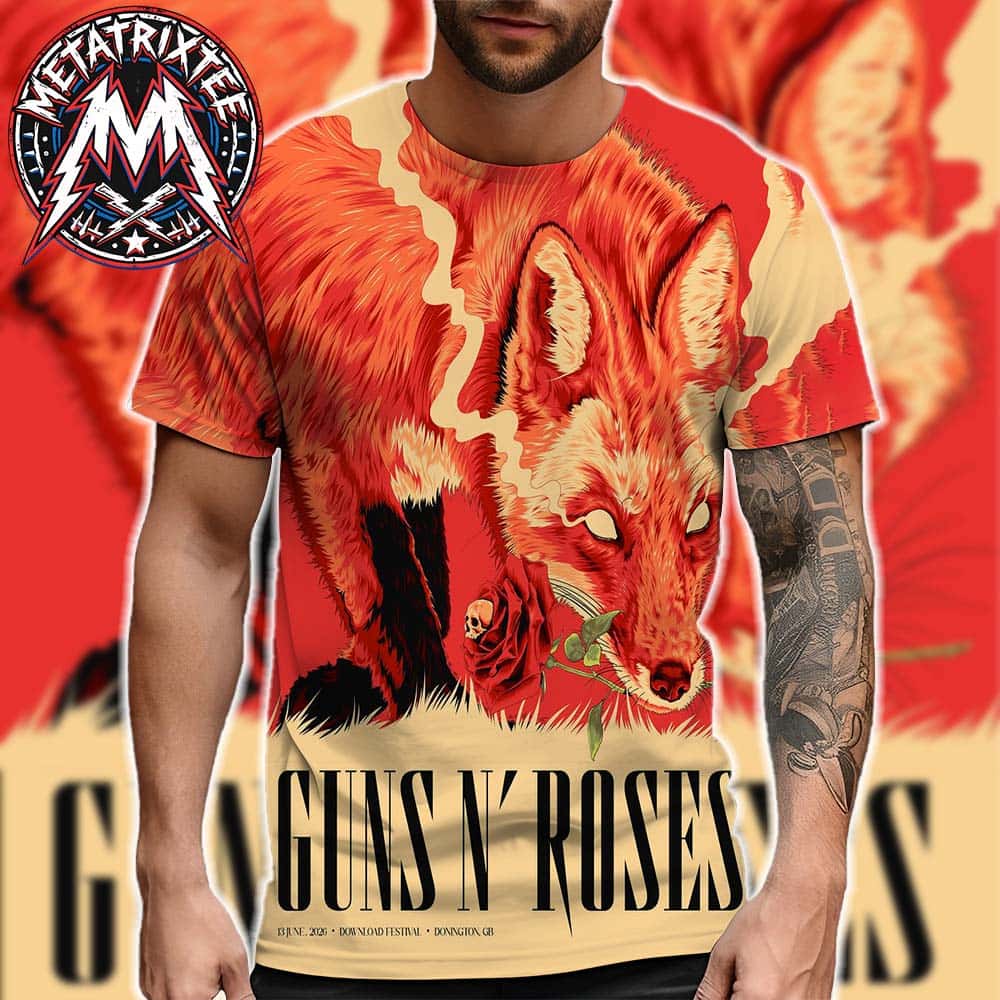 Guns N Roses x Download Festival 2026 Poster Show In Donington GB On June 13 2026 All Over Print Shirt Guns N Roses x Download Festival 2026 Poster Show In Donington GB On June 13 2026 All Over Print Shirt
