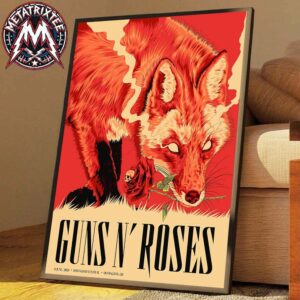 Guns N Roses x Download Festival 2026 Poster Show In Donington GB On June 13 2026 Poster Canvas