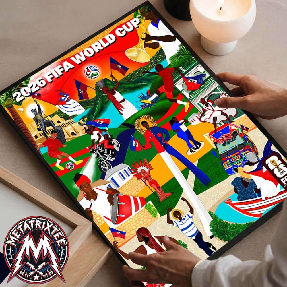 Haiti x FIFA World Cup 2026 Poster By Lyne Lucien The Resilience and Richness of Haitian Culture High-Quality Poster Canvas Haiti x FIFA World Cup 2026 Poster By Lyne Lucien The Resilience and Richness of Haitian Culture High-Quality Poster Canvas