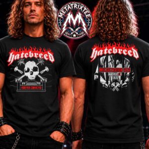 Hatebreed x Inkcarceration 2026 Merch Mansfield OH Tee For July 18 The Summer Slaughter Tour 2026 Black T-Shirt