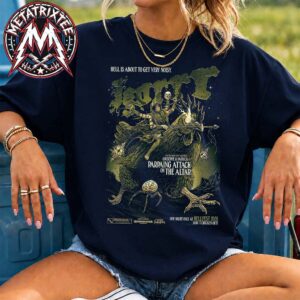 Igorrr x Hellfest Open Air Festival 2026 Poster By Fortifem In Clisson France On June 18th 2026 Navy T-Shirt