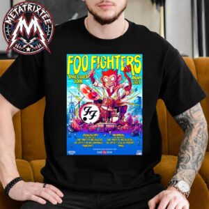 India 2027 Foo Fighters Take Cover Tour Poster By Aaron Pinto Cities List For 29 January To 31 January 2027 Unisex T-Shirt