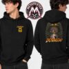 Download Festival XXIII 2026 Merch Bat Dog 2026 Line-Up Tee Donington Park UK On 10th-14th June 2026 Two Sided Black T-Shirt Download Festival XXIII 2026 Merch Bat Dog 2026 Line-Up Tee Donington Park UK On 10th-14th June 2026 Two Sided Black T-Shirt