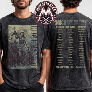 Injustice Tee For Inkcarceration Festival 2026 In Mansfield Ohio On July 17-19 2026 At The Historic Ohio State Reformatory Washed T-Shirt